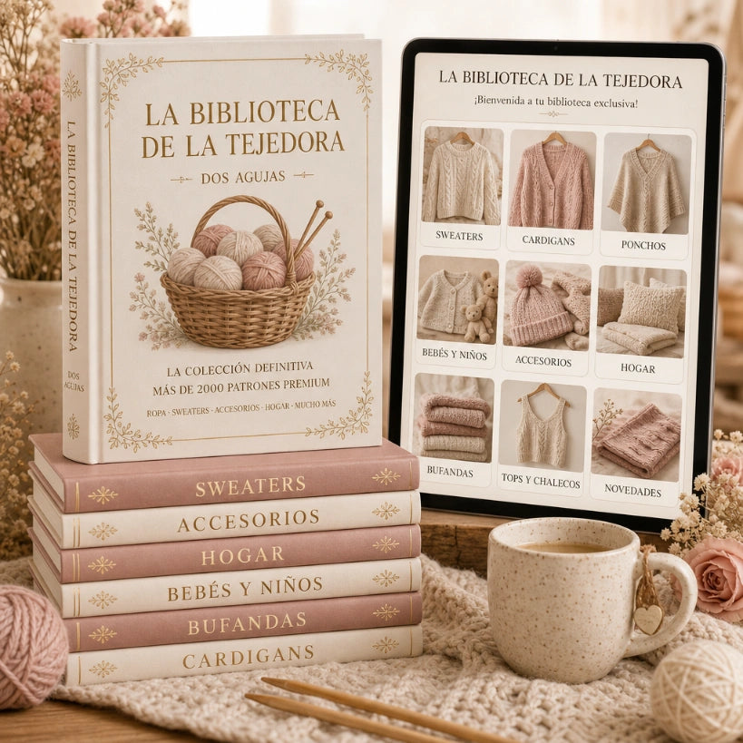 The Weaver's Library Two Needles +1,111 Premium Patterns + 7 Bonuses
